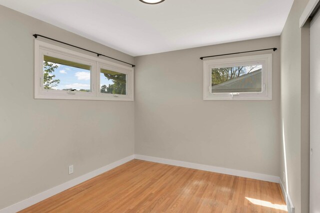 7609 65th Ave N, Brooklyn Park, MN 55428 - unfurnished room with baseboards and light wood-type flooring