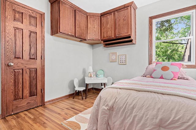 4618 Jefferson St NE, Columbia Heights, MN 55421 - bedroom featuring light wood finished floors and baseboards