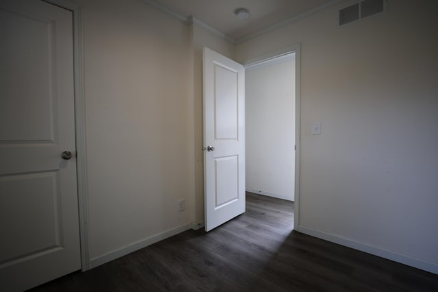 16962 Kenrick Ave Unit 7, Lakeville, MN 55044 - unfurnished bedroom featuring crown molding, dark wood-style floors, and baseboards