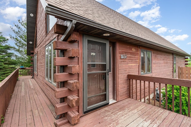 W7340 163rd Ave, Hager City, WI 54014 - view of deck