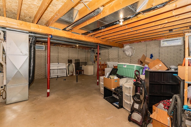 W7340 163rd Ave, Hager City, WI 54014 - unfinished basement with electric panel