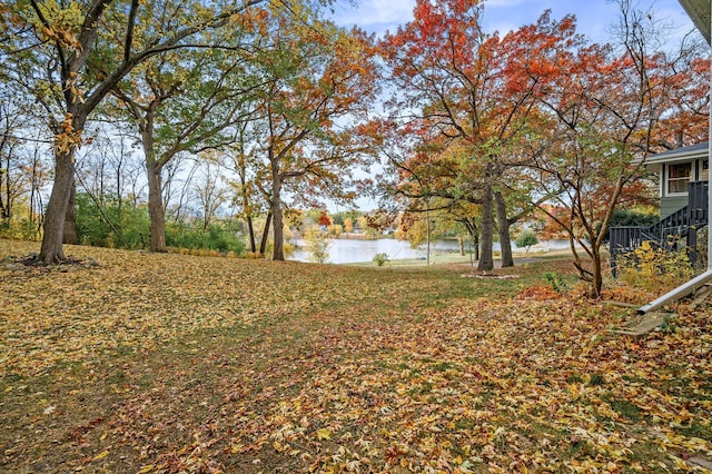 8401 Meadow Lake Rd N, New Hope, MN 55428 - view of yard featuring a water view