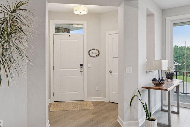 7465 Glengarry Pl, Eden Prairie, MN 55344 - entryway with light wood-style floors and baseboards