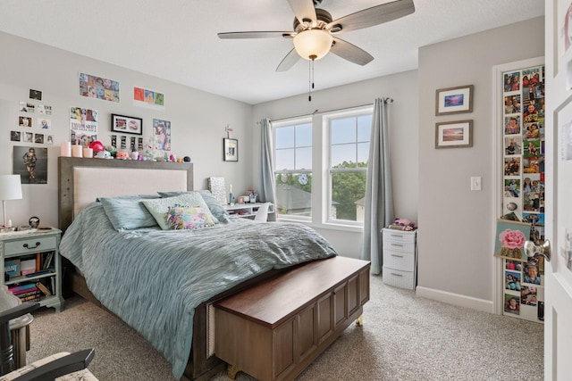 7465 Glengarry Pl, Eden Prairie, MN 55344 - bedroom featuring light carpet and ceiling fan