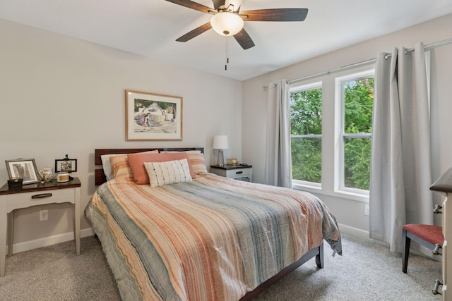 7465 Glengarry Pl, Eden Prairie, MN 55344 - bedroom with light carpet and ceiling fan