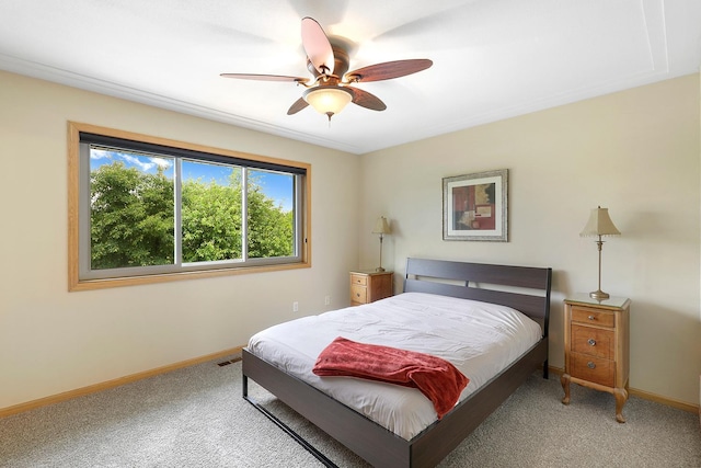 20736 196th Ave NW, Big Lake Twp, MN 55309 - carpeted bedroom with baseboards and a ceiling fan