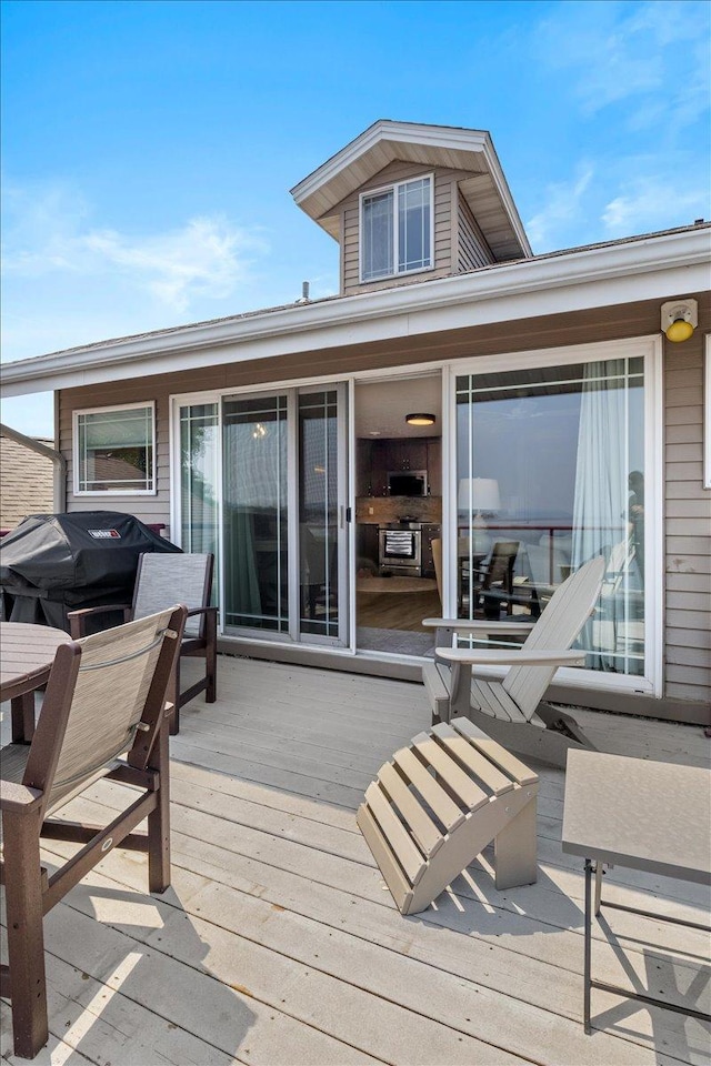1702 Lakeshore Dr Unit 3, Lake City, MN 55041 - wooden deck featuring a grill
