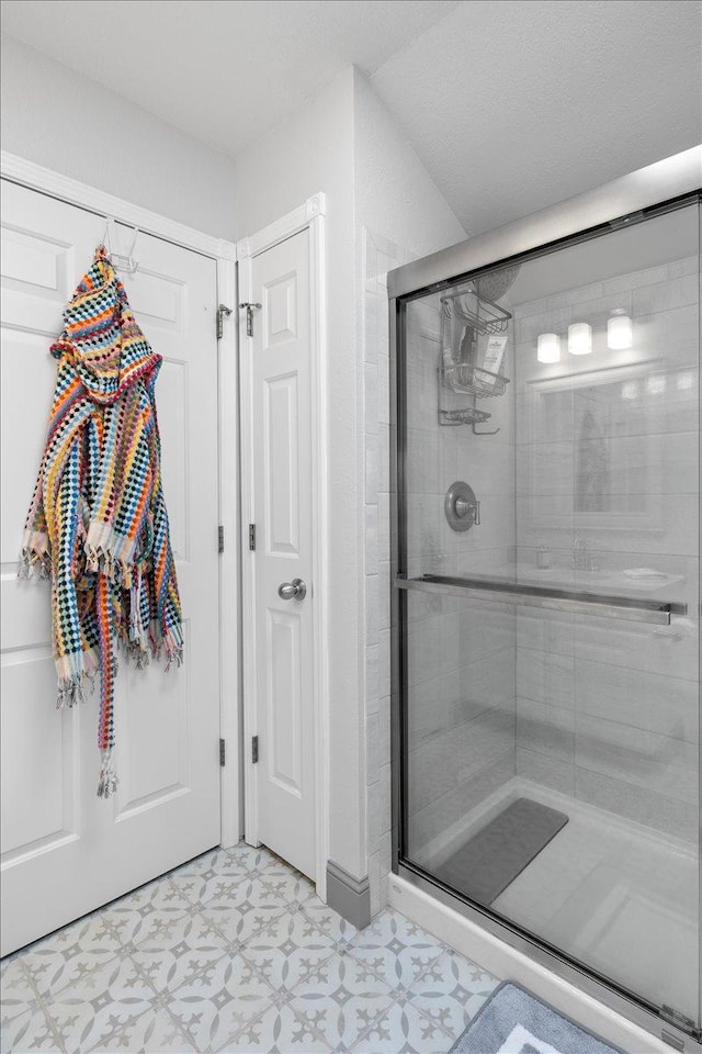 1702 Lakeshore Dr Unit 3, Lake City, MN 55041 - full bathroom with tile patterned floors and a stall shower
