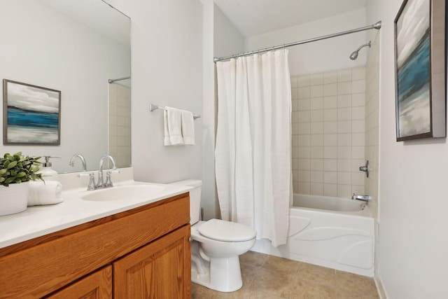 10806 Shore Dr Unit 103, Plymouth, MN 55441 - bathroom with vanity, shower / tub combo, and tile patterned floors