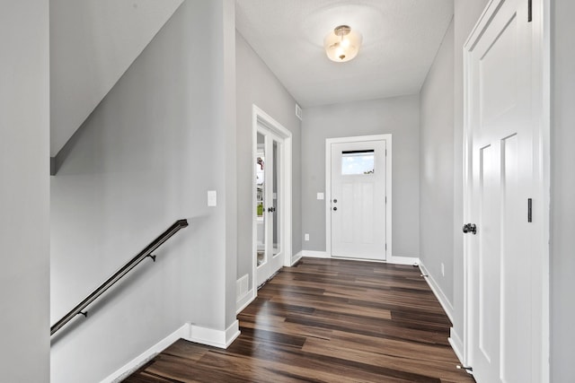 1401 142nd Ct E, Rosemount, MN 55068 - foyer featuring dark wood finished floors and baseboards