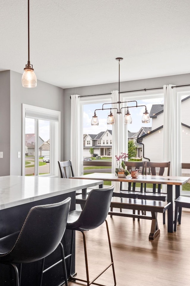 1401 142nd Ct E, Rosemount, MN 55068 - dining room with wood finished floors and a chandelier