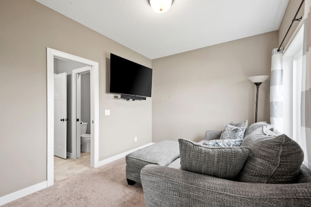 1401 142nd Ct E, Rosemount, MN 55068 - living room featuring light colored carpet and baseboards