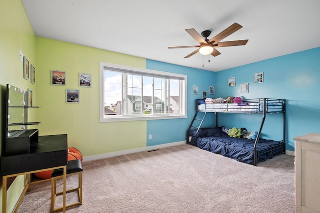 1401 142nd Ct E, Rosemount, MN 55068 - bedroom featuring carpet flooring, baseboards, and ceiling fan
