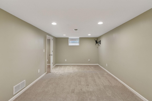 3636 Sumter Ave S, Saint Louis Park, MN 55426 - basement with recessed lighting and light carpet