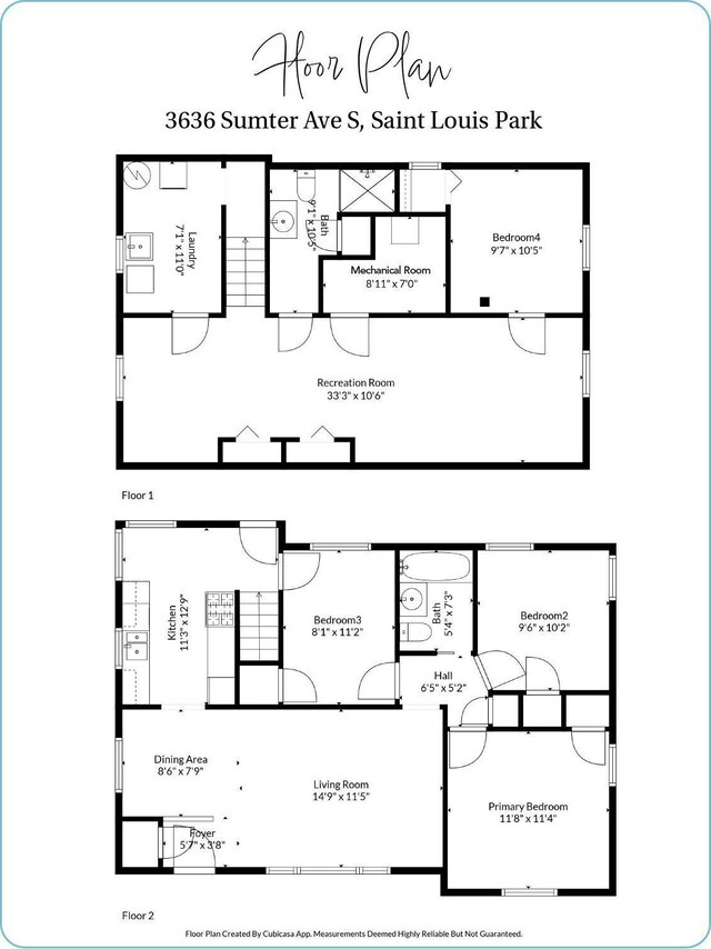3636 Sumter Ave S, Saint Louis Park, MN 55426 - view of room layout