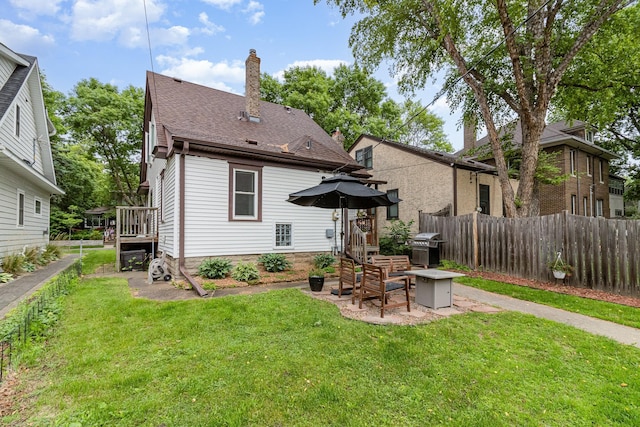 1848 James Ave, Saint Paul, MN 55105 - rear view of property with a chimney
