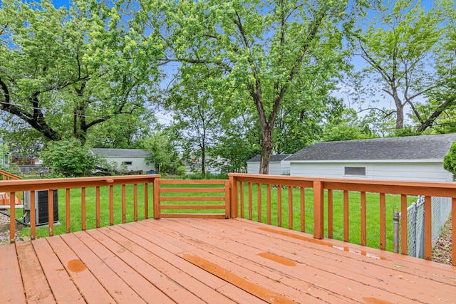 148 5th Ave N, Hopkins, MN 55343 - deck featuring a yard