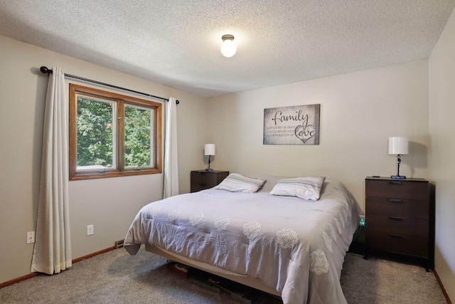 1060 Greer Ave NW, Albion Twp, MN 55358 - bedroom with carpet, a textured ceiling, and baseboards