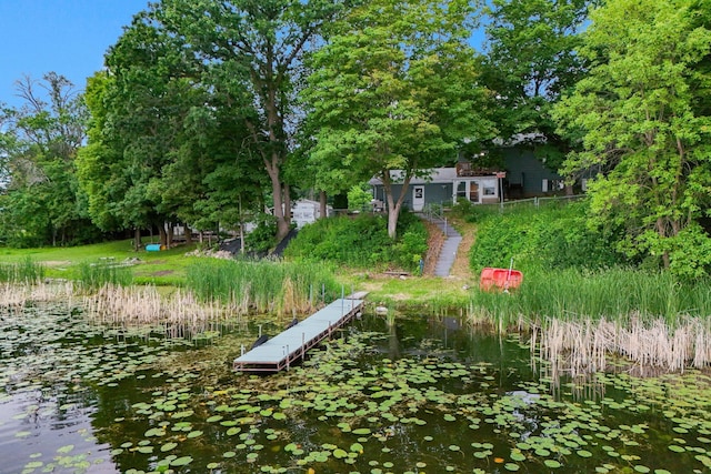 1060 Greer Ave NW, Albion Twp, MN 55358 - dock area featuring a water view