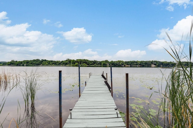 1060 Greer Ave NW, Albion Twp, MN 55358 - dock area featuring a water view