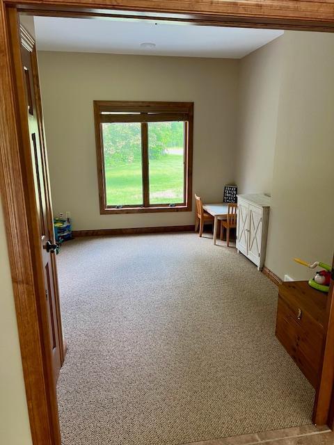 23567 Timber Trail Dr, Bemidji, MN 56601 - carpeted spare room featuring baseboards