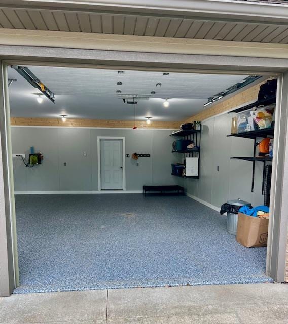 23567 Timber Trail Dr, Bemidji, MN 56601 - garage with baseboards