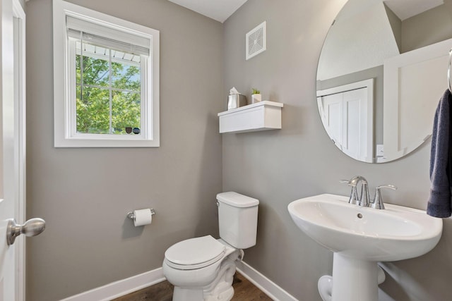 13824 102nd Pl N, Maple Grove, MN 55369 - half bath with toilet and wood finished floors