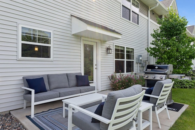 13824 102nd Pl N, Maple Grove, MN 55369 - view of patio / terrace featuring an outdoor hangout area and grilling area