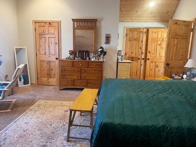 454 Wagon Wheel Dr SE Unit 17, Ten Lake Twp, MN 56601 - carpeted bedroom with wooden ceiling