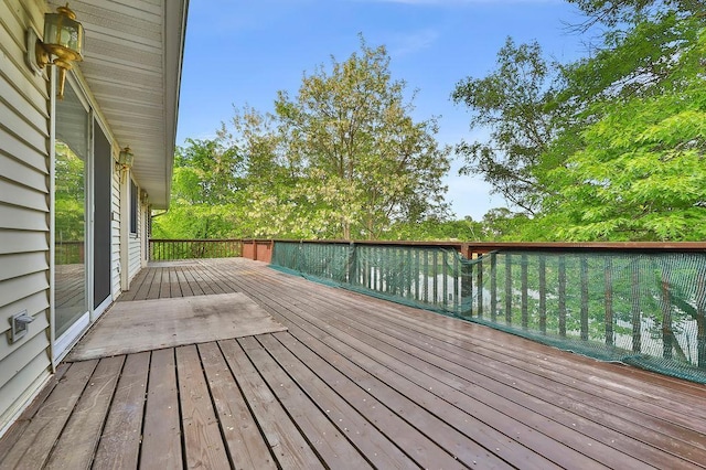 43394 Long Lake Ln, Ottertail, MN 56571 - view of wooden deck