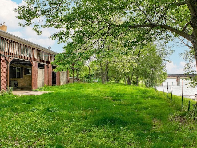 43394 Long Lake Ln, Ottertail, MN 56571 - view of yard with a water view