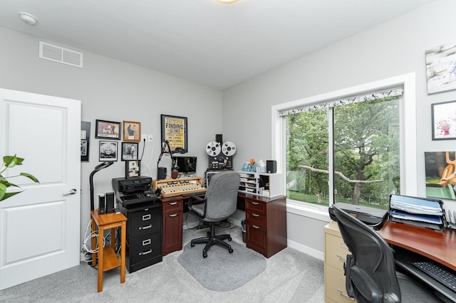 4338 Stone Crest Ln NE, Rochester, MN 55906 - office area with light carpet and baseboards