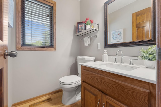 14023 Yellow Pine St NW, Andover, MN 55304 - bathroom with vanity and wood finished floors