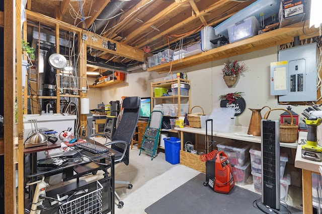 14023 Yellow Pine St NW, Andover, MN 55304 - unfinished basement featuring electric panel