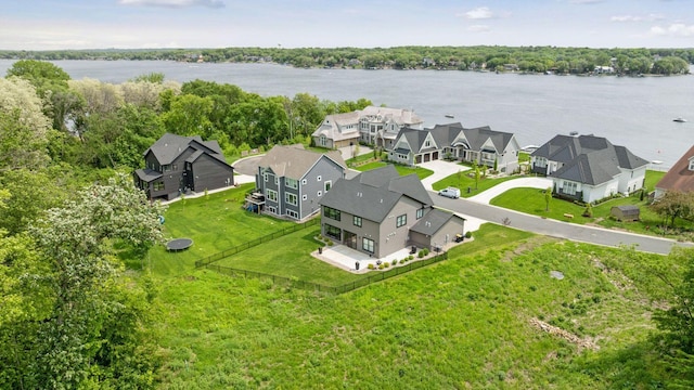 4998 Beach St NE, Prior Lake, MN 55372 - aerial perspective of suburban area with a large body of water
