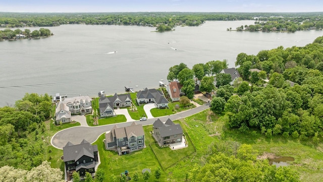 4998 Beach St NE, Prior Lake, MN 55372 - aerial view of residential area with a nearby body of water