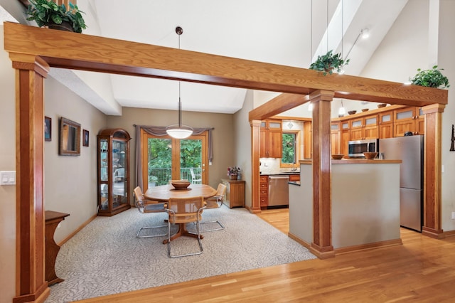 15795 Quebec Cir, Eden Prairie, MN 55346 - dining room featuring light wood finished floors and baseboards
