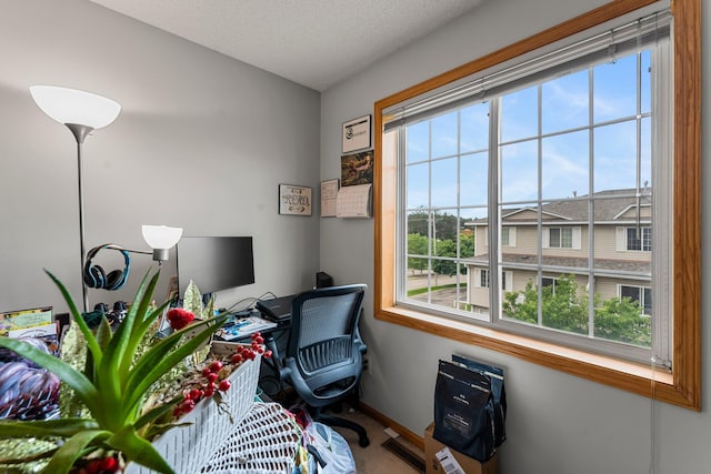 1587 County Road D E Unit B, Maplewood, MN 55109 - carpeted home office featuring plenty of natural light