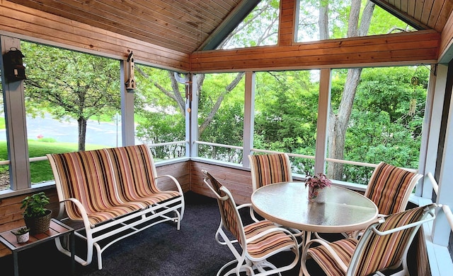 6490 White Dove Dr, Excelsior, MN 55331 - sunroom with lofted ceiling