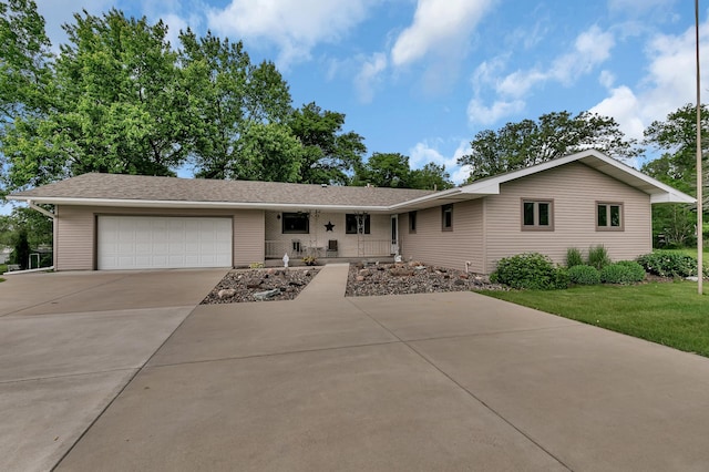1341 75th Ave NE, Sauk Rapids, MN 56379 - single story home featuring driveway, a garage, a shingled roof, and a front yard