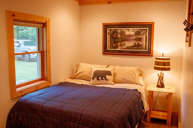 15088 Shady Oak Ln, Center Twp, MN 56465 - bedroom with wood finished floors