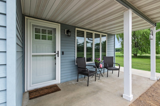 32147 111 1/2 St, Baldwin Twp, MN 55371 - porch with a yard