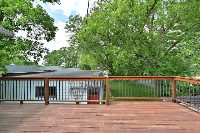 619 9th Ave, Grand Rapids, MN 55744 - view of wooden deck