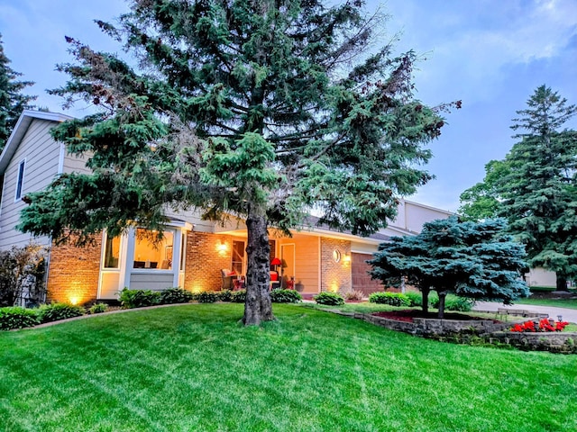 4078 153rd St W, Rosemount, MN 55068 - view of property hidden behind natural elements featuring brick siding and a front yard