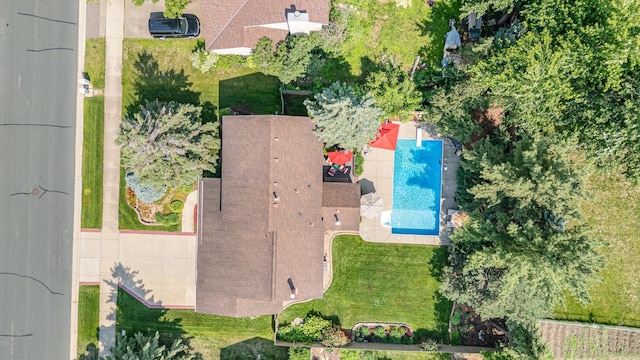 4078 153rd St W, Rosemount, MN 55068 - aerial view of a pool area