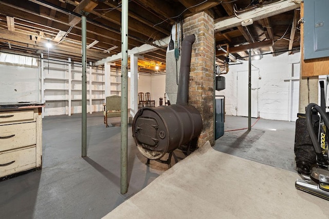 115 Spruce St W, Grey Eagle, MN 56336 - unfinished basement with heating fuel and electric panel