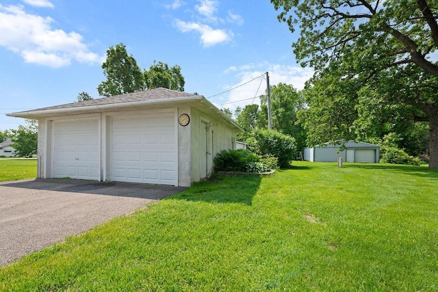 115 Spruce St W, Grey Eagle, MN 56336 - view of detached garage