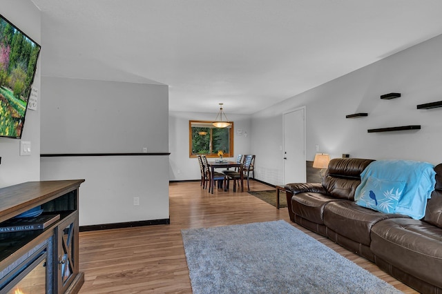 12940 8th Ave N, Zimmerman, MN 55398 - living room with light wood-type flooring and baseboards