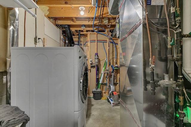 12940 8th Ave N, Zimmerman, MN 55398 - utilities featuring washer / dryer and heating unit