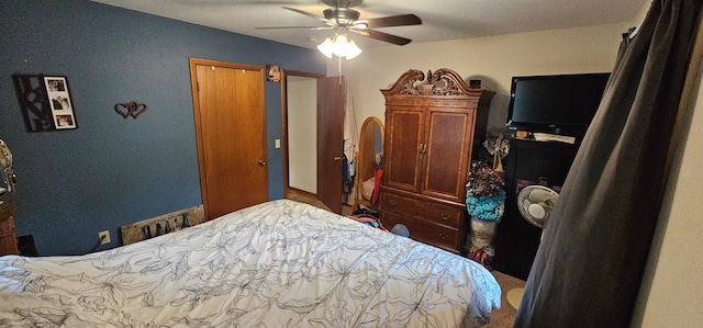 210 E St S, Underwood, MN 56586 - bedroom featuring ceiling fan